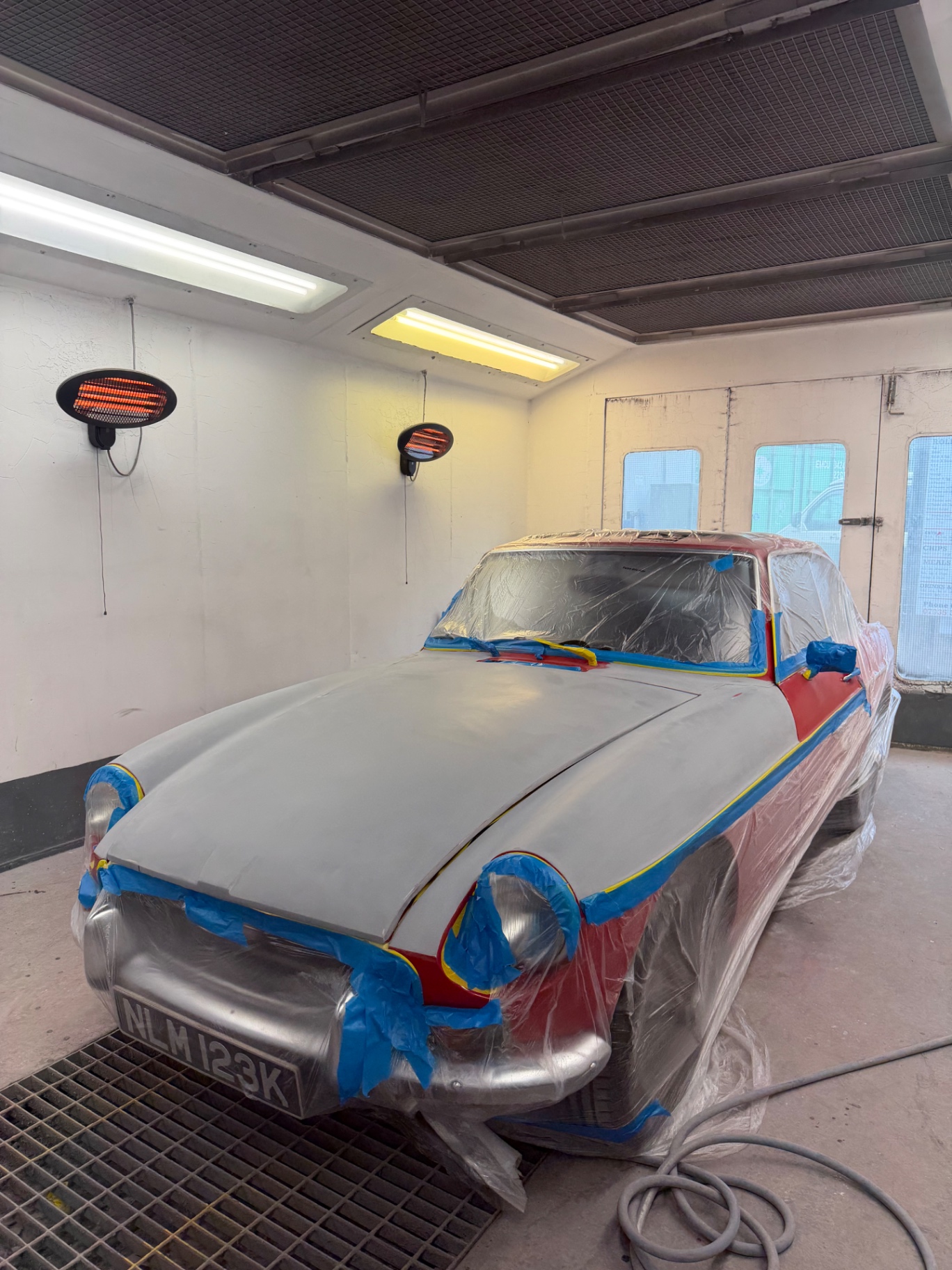Classic MGB Full Respray before repair